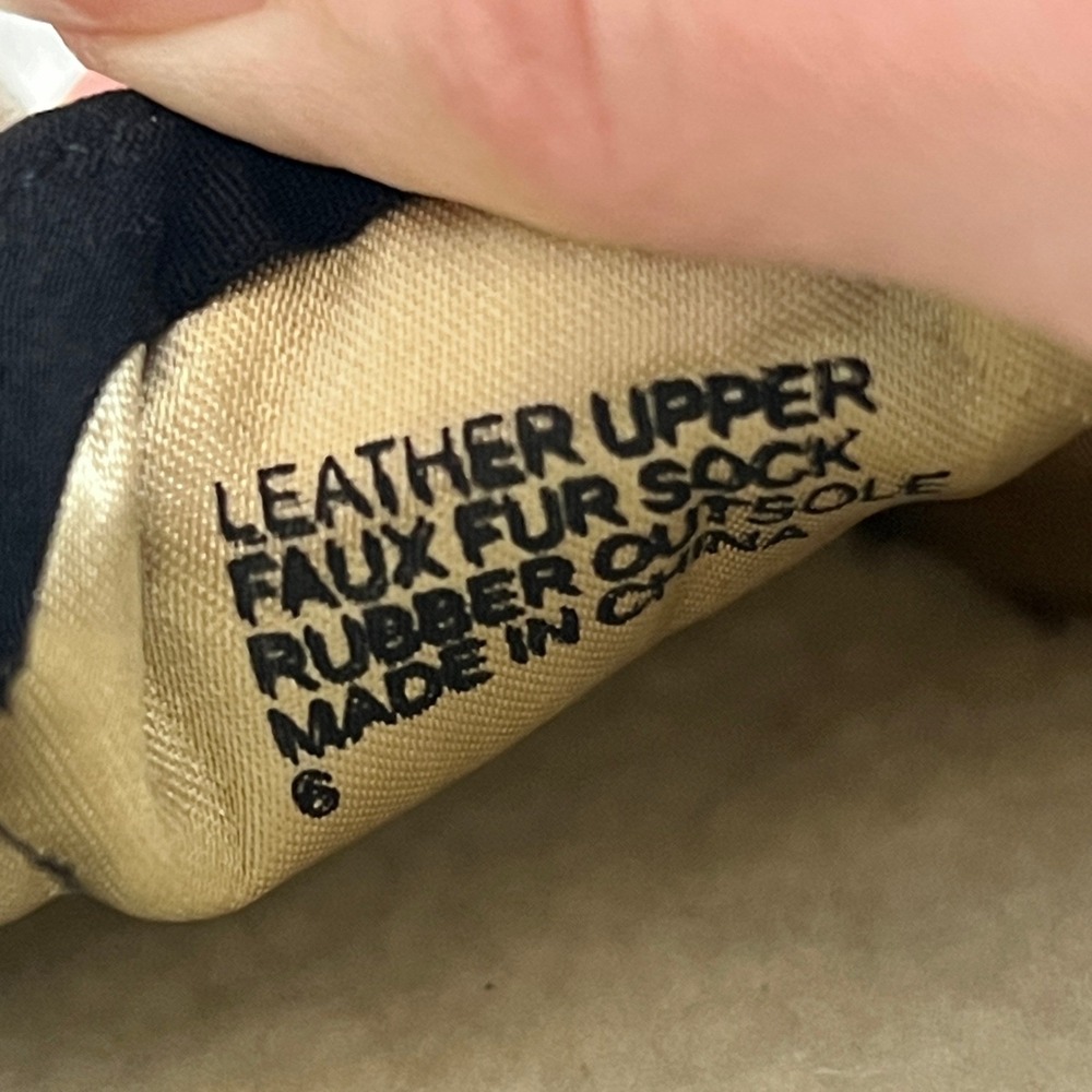 Birdies Starling Slippers Black Cozy Suede Faux Fur Leopard Tassel Old Money 6 - Picture 10 of 10